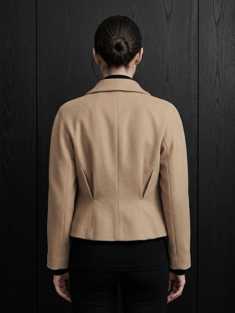 Max Mara Italy 100% Camelwool Cropped Single Breasted Jacket Blazer US 10 - Picture 2 of 12